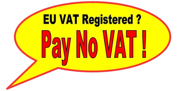 Tax Free Shopping for EU VAT Registered companys.
