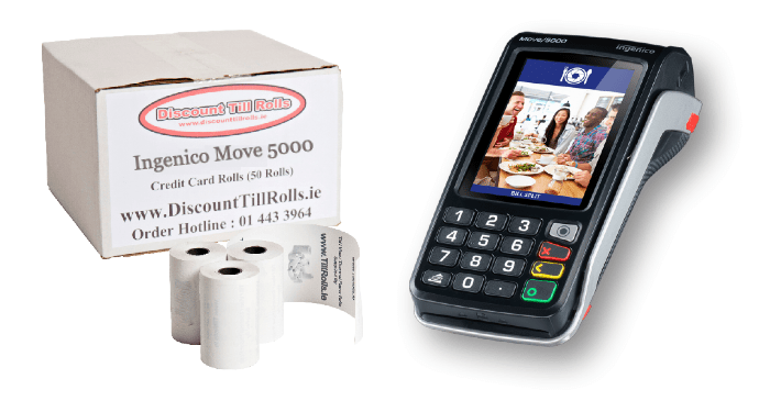20 Rolls Credit Card Rolls Rolls for Ingenico Move 5000 Move-5000 rolls 
