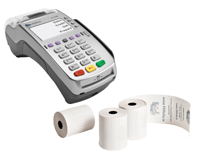 Verifone VX520 Rolls Verifone VX520 Receipt Paper Verifone Credit