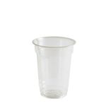 Greenspirit 7 oz and 9 oz rPET juice cups side by side