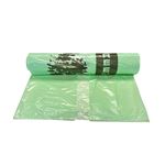 1011051-38x43" Green Biodegradable Compactor Bags 8x25