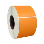 Orange  Courier  shipping label roll 280 labels per rolls suitable for Zebra printers