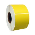 Yellow  Courier  shipping label roll 280 labels per rolls suitable for Zebra printers