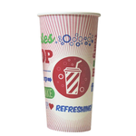 22oz Chill Cold Paper Cup PE (650ml) (1000 Cups)
