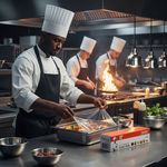 Strong cling seal showing clear food wrap tightly covering fresh ingredients.