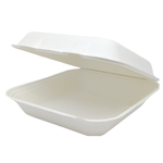 8" Bagasse Meal Box - 250 Per Pack