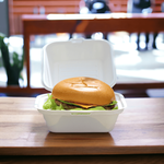 6" Bagasse Burger Box - 400 Per Case