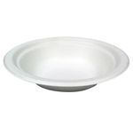 9oz Bagasse Bowls in use at a takeaway, serving hot food in biodegradable sugarcane fiber containers.