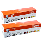 Bulk catering cling film six pack 12 inch professional food wrap