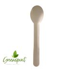packs of eco-friendly disposable cutlery featuring Greenspirit branding for food businesses