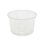 Stackable 16oz RPET container holding healthy açaí bowl, designed for takeaway and foodservice use.