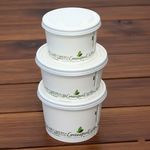 16oz White Greenspirit Compostable Soup Containers (CS2) (20x25)