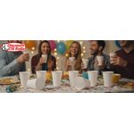 200ml Cater PP White Plastic Cups (20x100)