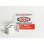Box of 50 DOJO Go credit card machine paper rolls 57x40mm – BPA-free thermal till rolls from TillRolls.ie
