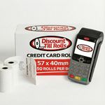 Ingenico Desk/5000 Credit Card Rolls (50 Roll Box)