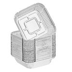 Bulk pack of 6x6 inch foil containers – 500 recyclable trays ideal for restaurants, caterers, and food trucks