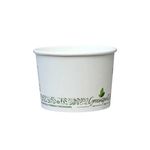 Eco-friendly 8oz soup container with secure lid for food delivery and catering.