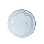 115mm Greenspirit CPLA Compostable Lid for 12oz and 16oz soup containers – eco-friendly takeaway packaging solution.