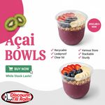 12oz Clear Round RPET Açaí Bowl Container (DC2)(18x32)