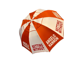 Angelo Hannon Red White Bookmakers Umbrella ten panel print