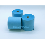 76mm Blue Wet Strength Laundry Paper Rolls (20 rolls)