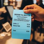 80x80 Blue Thermal Till Rolls BPA Free (20 Roll Box)