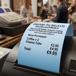 80x80 Blue Thermal Till Rolls BPA Free (20 Roll Box)