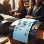 80x80 Blue Thermal Till Rolls BPA Free (20 Roll Box)