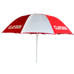 Personalised racecourse umbrella with red/white panels and custom logo printing
Clayton_ Bookmakers_Bookmakers_Umbrella_ Blue/White_Side_View.png,
Clayton_ Bookmakers_Bookmakers_Racecourse_Umbrella_Blue/White_Side_View.png, 
Clayton_ Bookmakers_UK_Bookmakers_Umbrella_Blue/White_Side_View.png