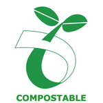 Compostable jumbo toilet paper roll