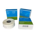 Imge of three boxes of Dymo 11352 Labels and an image of the Roll