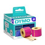 Dymo 99014 PINK Shipping Labels 54x101mm (1 Roll - 220 Labels)