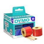 Dymo 99014 Red Shipping Labels 54x101mm (1 Roll - 220 Labels)