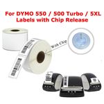DYMO 99012 Labels for DYMO 550 / 550 Turbo / 5XL Printers 89x36mm (1 Roll - 260 Labels)