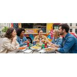 9x9-inch foil containers with lids holding takeaway meals for restaurants and catering services