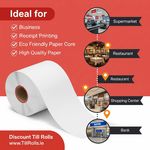 80x70 Thermal Till Rolls (20 Roll Box)