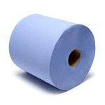 Logic8 Food Grade Blue Centrefeed Rolls 180mm x 120m (6 Rolls)