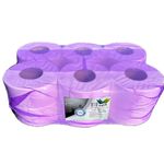 “Pack of 12 mini jumbo toilet rolls for commercial washrooms”