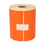 Zebra Orange Shipping D/T Labels 102x152mm | Courier Shipping Labels | 280 LPR (Box of 12)