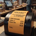 80mm Orange Thermal Till Rolls (20 Roll Box)