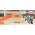 Orange Single-Line Price Gun Labels 26mm x 12mm | Bulk permanent Labels Ireland (10 Rolls)