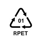 375cc rPET Oval hinged salad container (8x50)