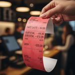 80mm Red Thermal Till Rolls (20 Roll Box)