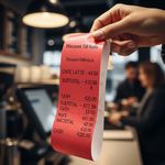 80mm Red Thermal Till Rolls (20 Roll Box)