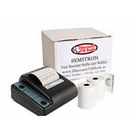 A clear, legible taxi receipt being printed on a Semitron thermal roll, ensuring professional records for customers in Ireland.
Ample supply of Semitron taxi receipt rolls in 50-roll boxes, ready for fast, free delivery anywhere in Ireland.