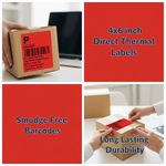 Smudge free red shipping labels from Discount TillRolls.