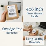 102x152mm Zebra Shipping Labels 800284-605 | Courier Shipping Labels |  (1 Roll - 500 LPR)