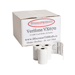 Verifone VX670 Credit Card Machine Paper Rolls (50 Roll Box)