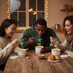 12oz White Greenspirit Compostable Soup Containers (CS2) (20X25)