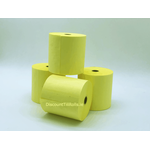 76mm Yellow Wet Strength Laundry Paper Rolls (20 rolls)